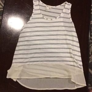 This is a tank top that is a large girls size.